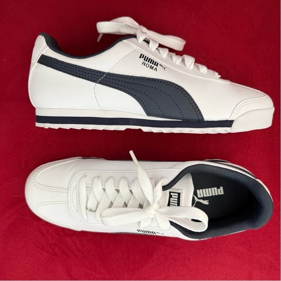 Puma Other - NWOT Puma Roma Basic 'White' 353572-12 men’s sneakers, size 8